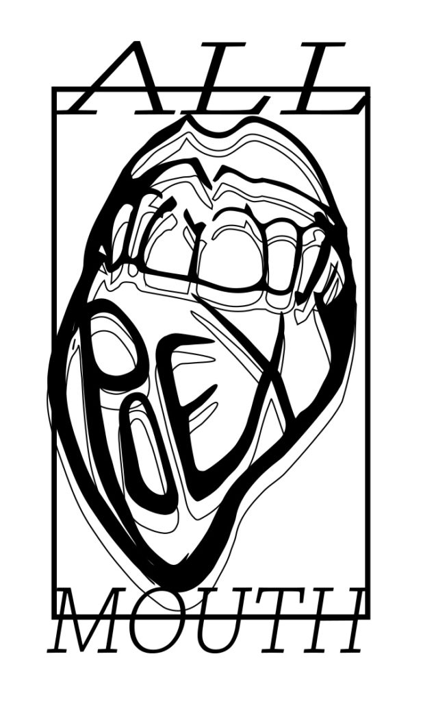 the PoEx logo featuring the words "all mouth"